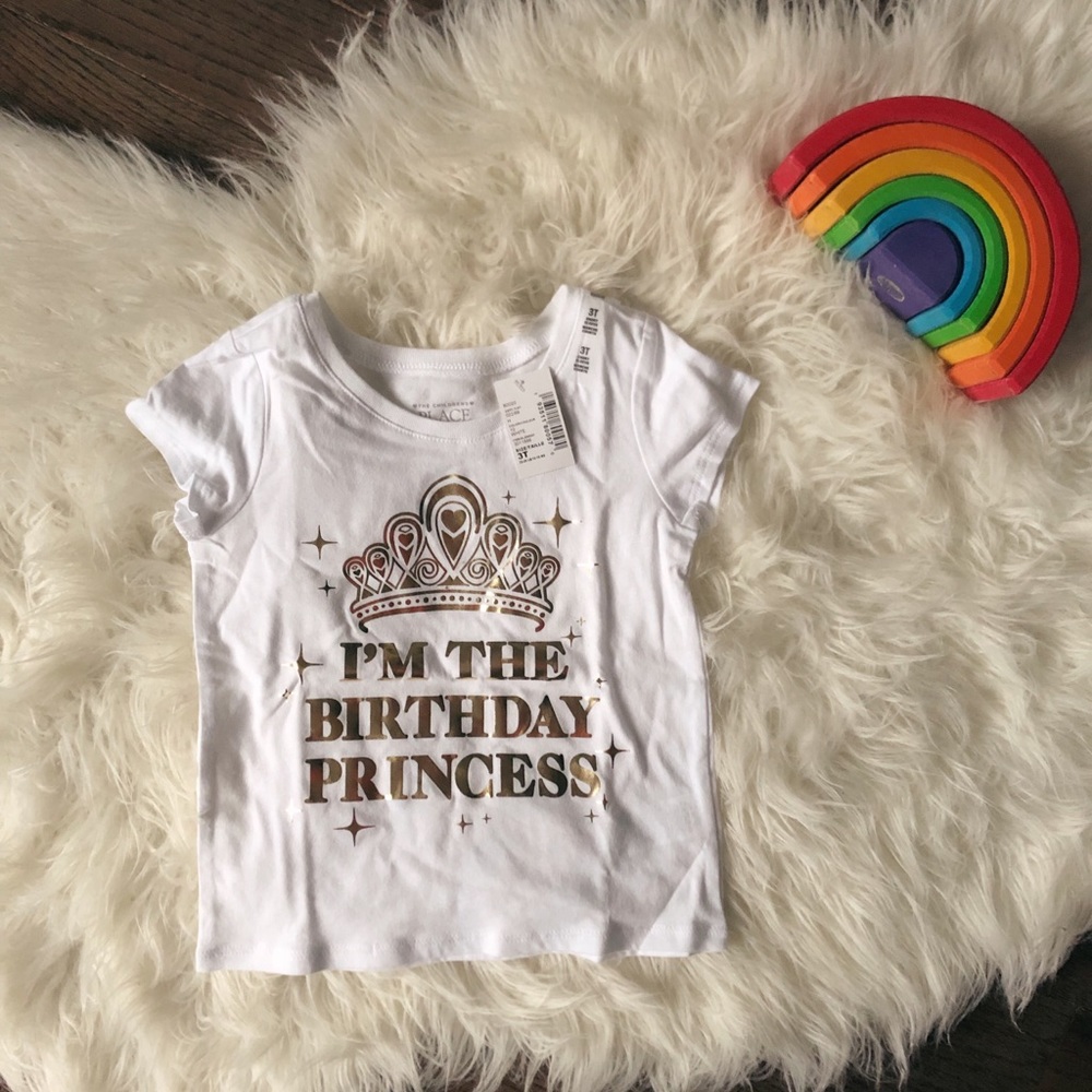 NEW WITH TAGS, Birthday Princess T-shirt